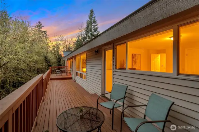 Primary bedroom deck