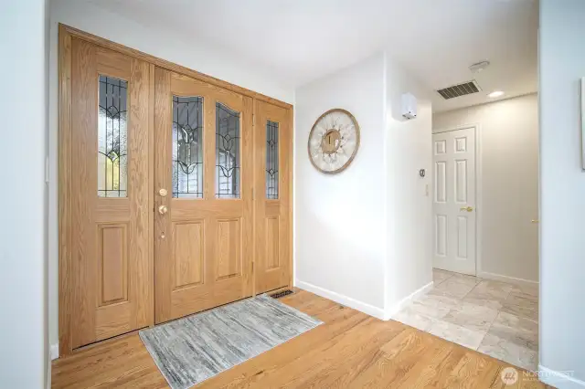 Inside front entry