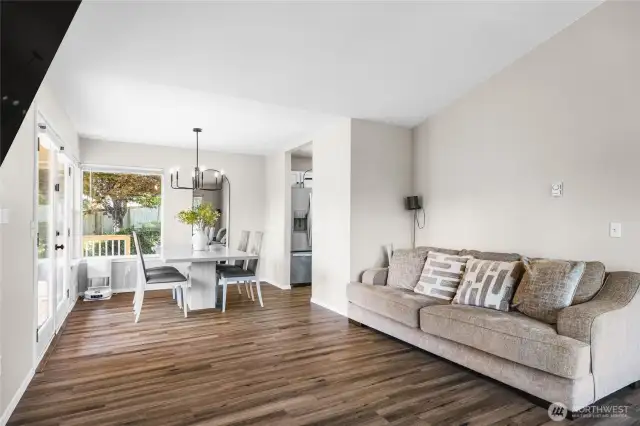 Flowing seamlessly into your dining room.