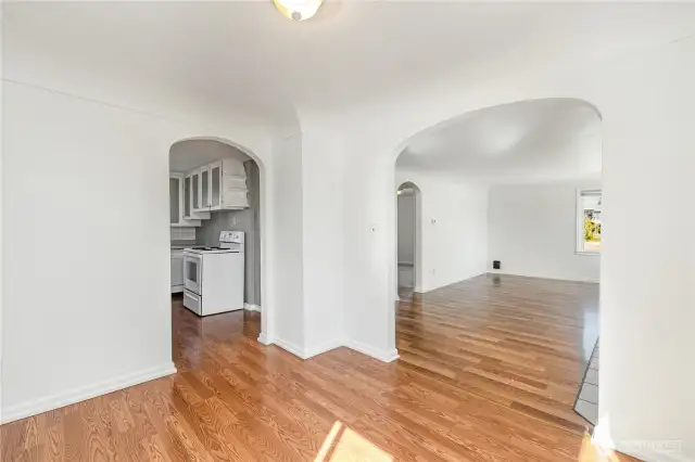 This perspective showcases the flow of the home.