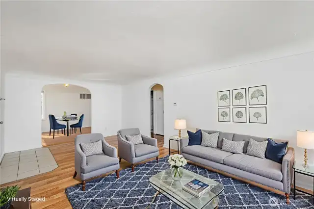 Living Room *Virtually Staged*