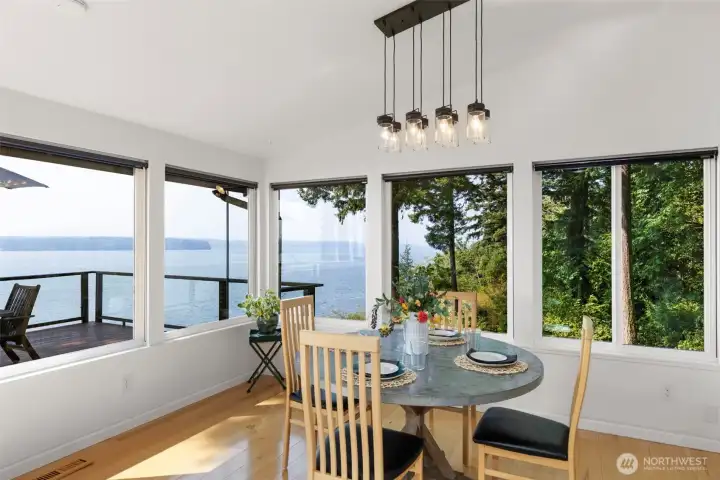 Gorgeous views from most of the main level!