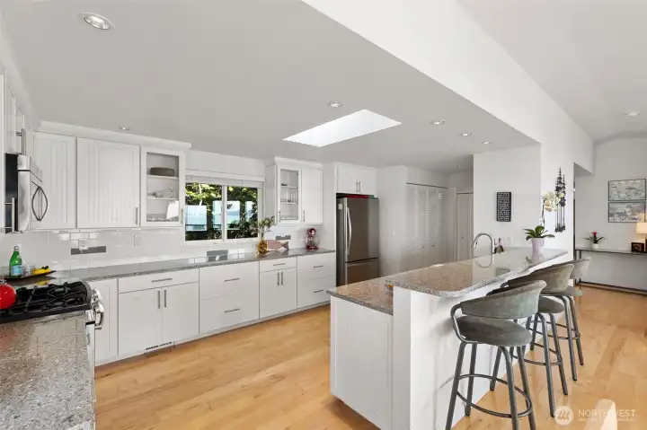Beautiful updated kitchen with skylight!