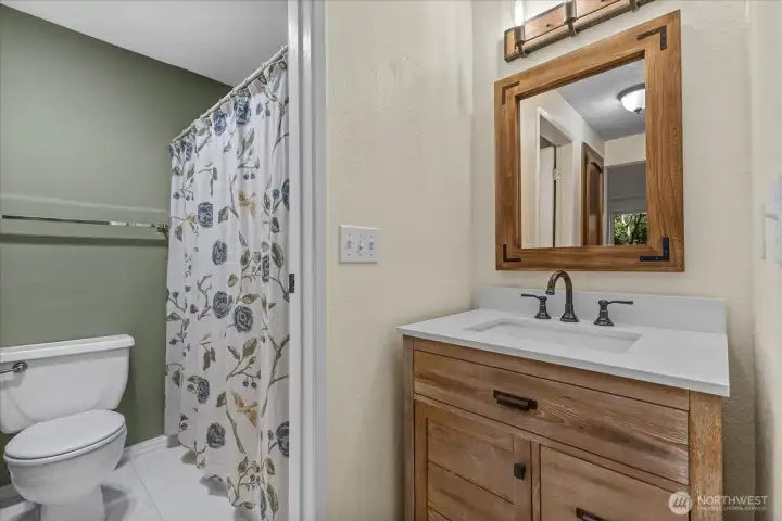 Primary bathroom.