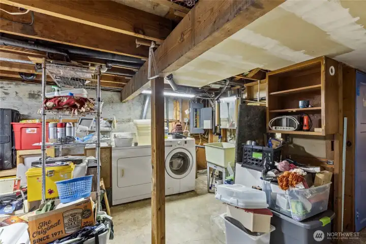 downstairs laundry