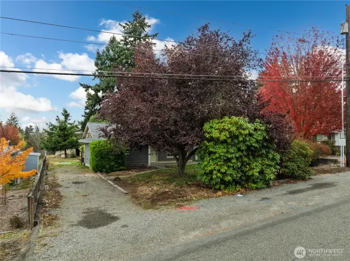 Front corner of home. Loads of privacy.