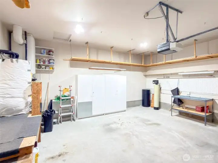 Yet, another view of the attached garage.