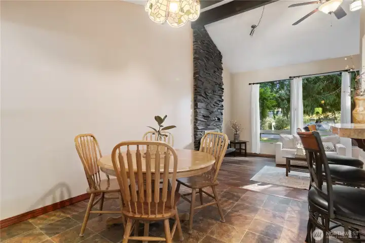 Dining room toward living room