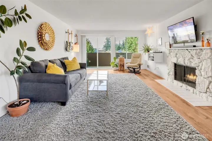 Plenty of space in this open concept 1 bedroom unit.