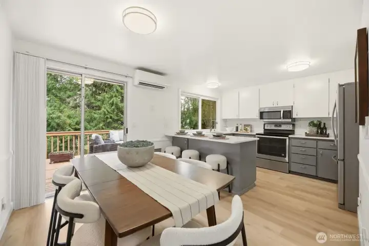 This is a space designed for gathering.