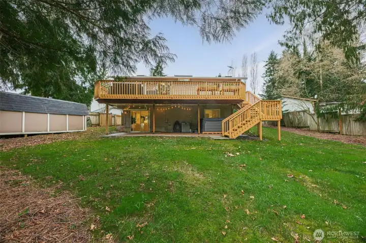 This backyard is ready for everyday moments and special gatherings.