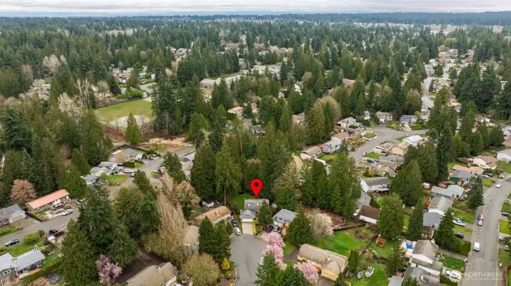 This home is tucked into a neighborhood you will love.