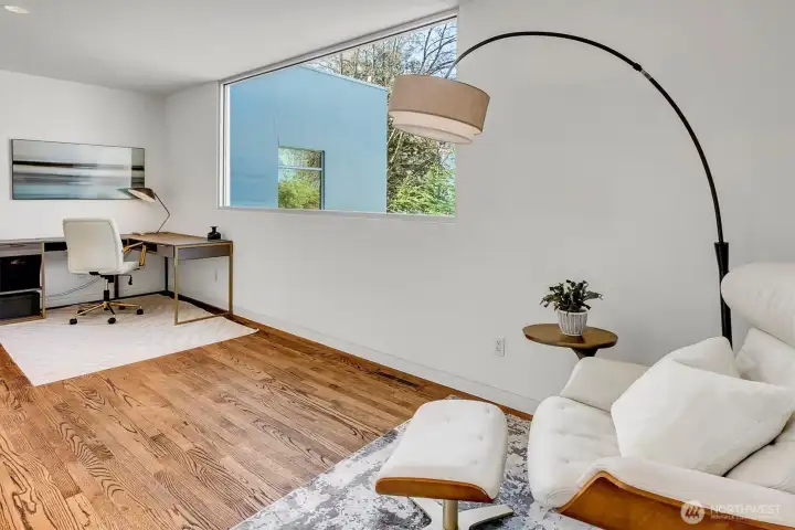 Loft area offers versatility