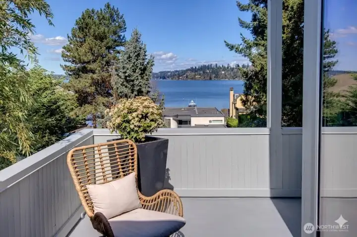 Large Wraparound Private Deck off Primary Bedroom