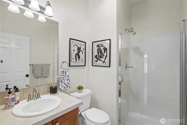 First floor 3/4 bath.