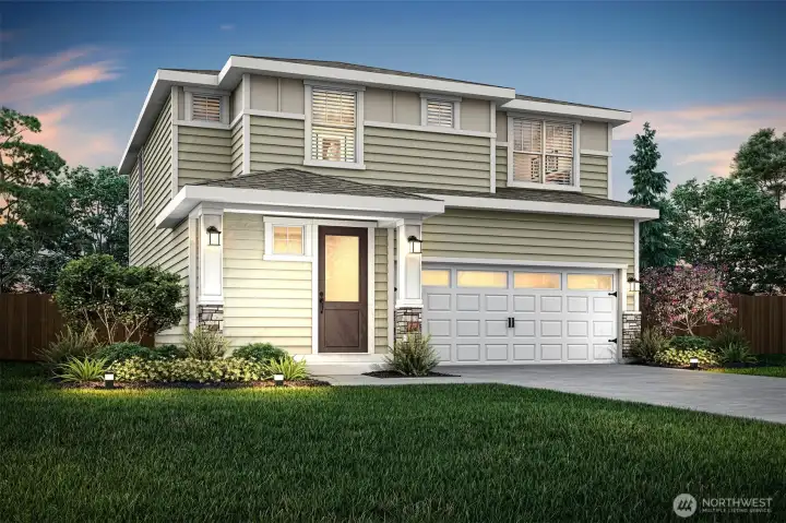 Example of the Cypress floorplan to be located at 6096 NW Bruggman Loop