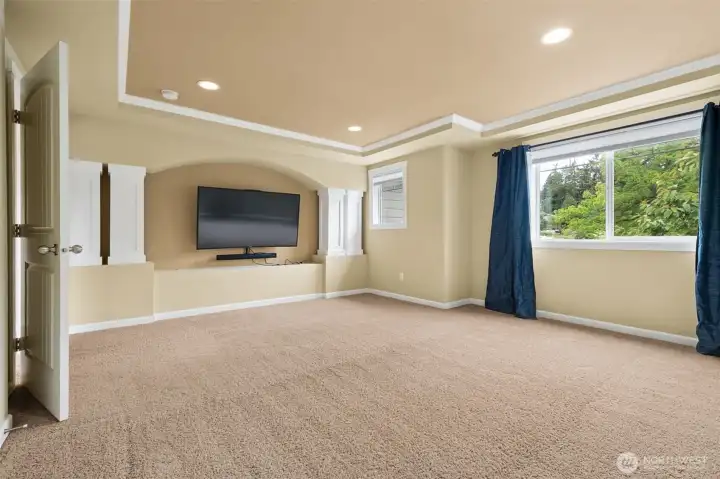 Upper level media or family or bonus room! Use however you want, perfect place to have all the kids toys as well and keep out of the great room on the main level. Well, as much as you can, those toys have a tendency to travel :) Upper level media or family or bonus room! Use however you want, perfect place to have all the kids toys as well and keep out of the great room on the main level. Well, as much as you can, those toys have a tendency to travel :)