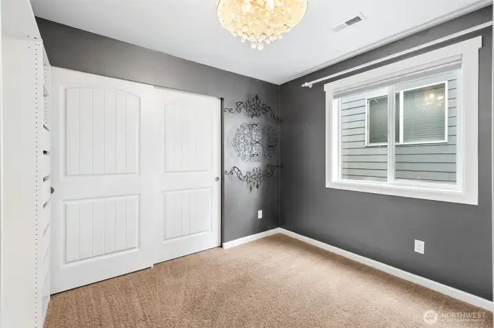 Oen of the 5 bedrooms on this level has been converted into a large lux walk in closet, but all units are portable and can be removed as needed by the new owner. Oen of the 5 bedrooms on this level has been converted into a large lux walk in closet, but all units are portable and can be removed as needed by the new owner.