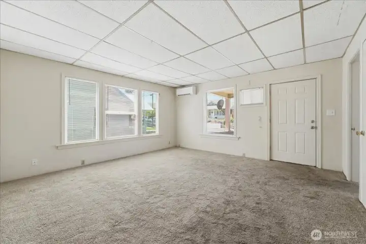 Upper unit living room Upper unit living room