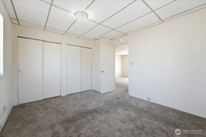 Bedroom #1 with double closets Bedroom #1 with double closets