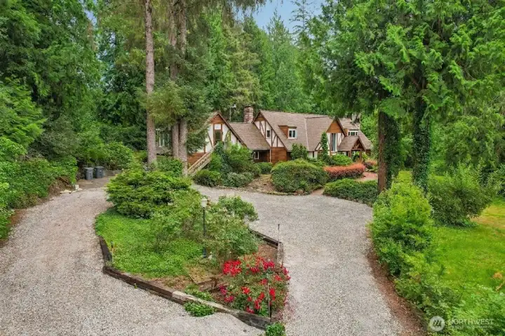 Driveway to main house. Road is only for use of this house. Driveway to main house. Road is only for use of this house.
