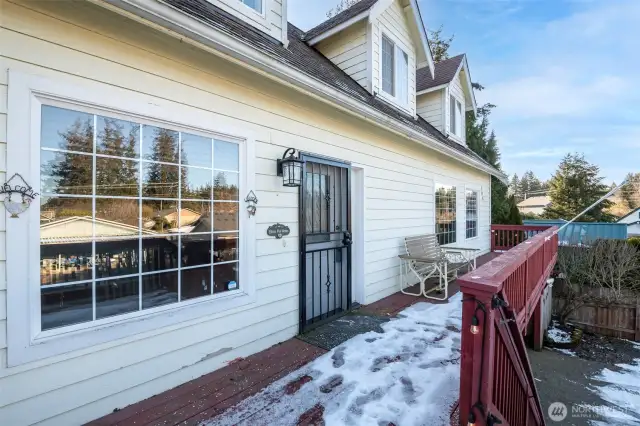 Large front porch