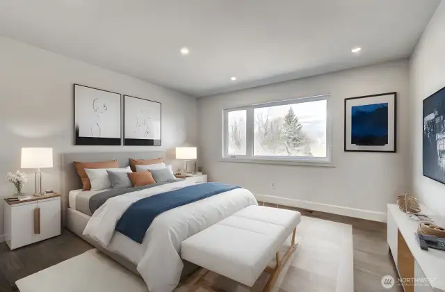 Large Bedroom... (Virtually Staged)