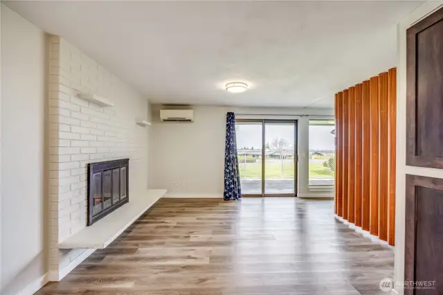 Living Room with Accordion Wall