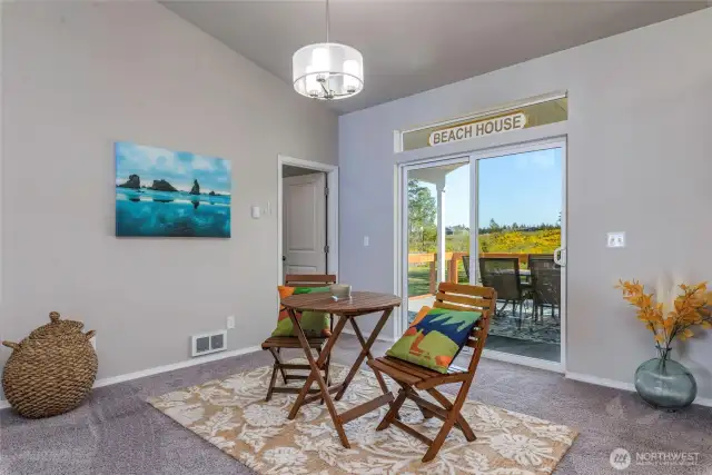 Plenty of space to fit the family for special holidays and summer fun.