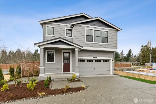 Same home within community - Home for sale colors will vary.  This Spacious Five Bedrooms + spacious bonus room on a corner lot with tons of light as the back of the home faces South!