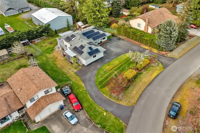 Aerial - front facing.