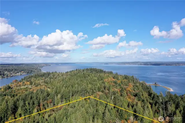Northeast Corner with Fox Island.