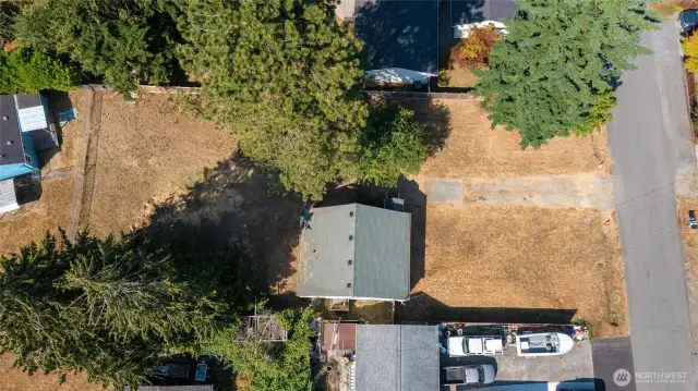 13068 sq ft lot on a quiet, residential street
