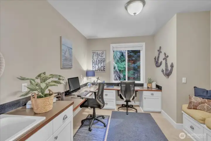 Office on the main floor
