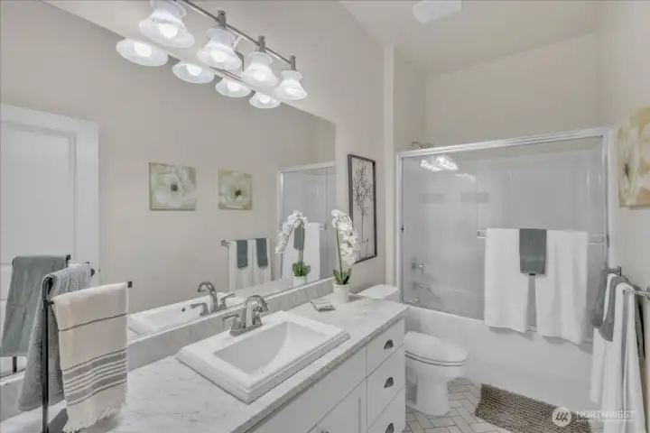 Second full bathroom on the lower level