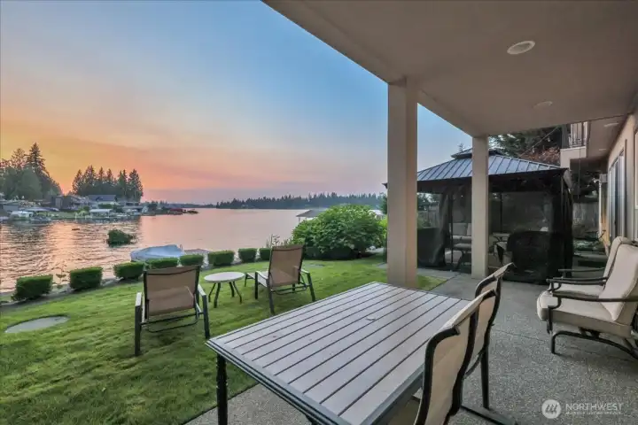 Awesome sunsets over Lake Tapps