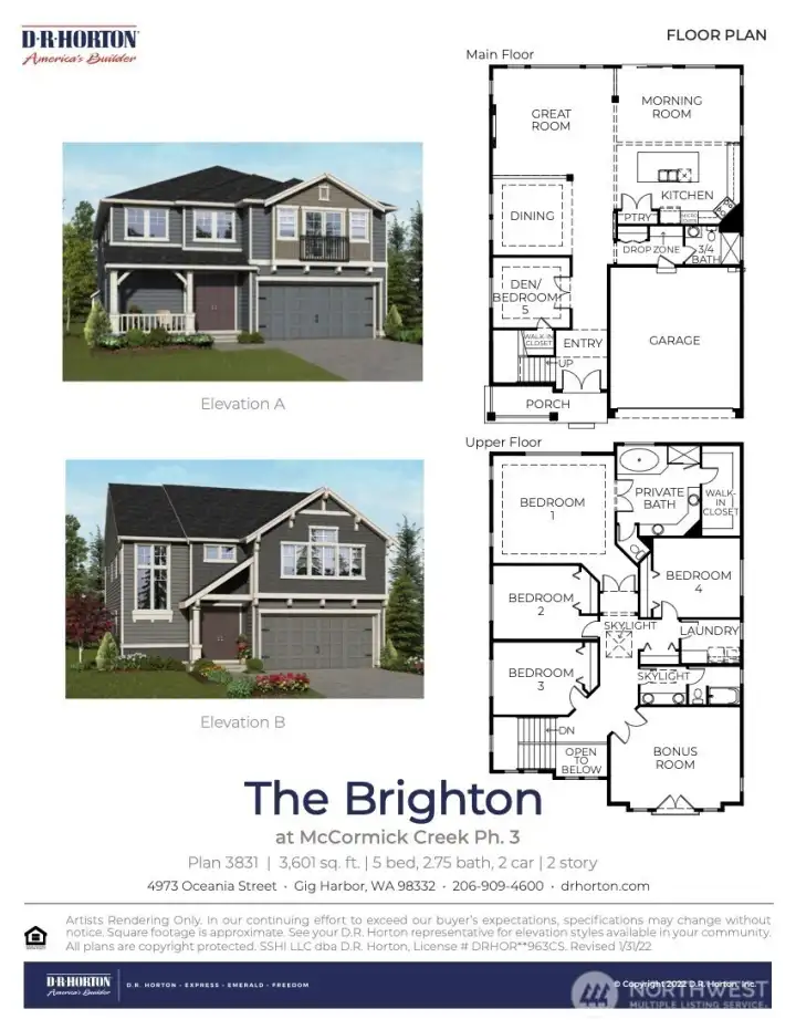 Builder Floor Plan