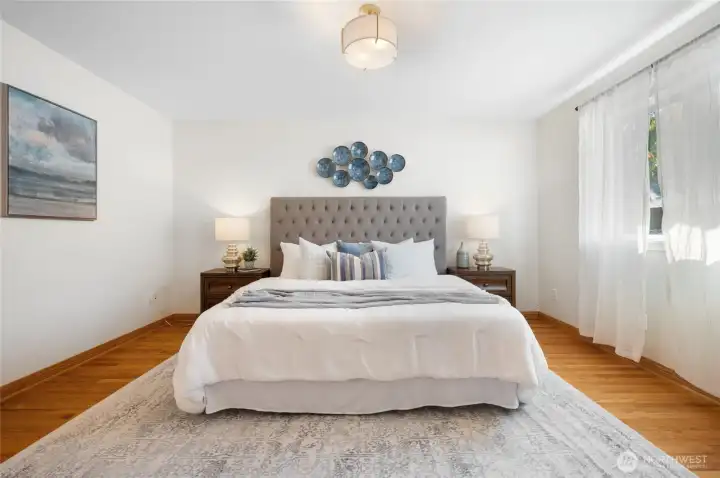 Primary suite with a private, relaxing atmosphere.