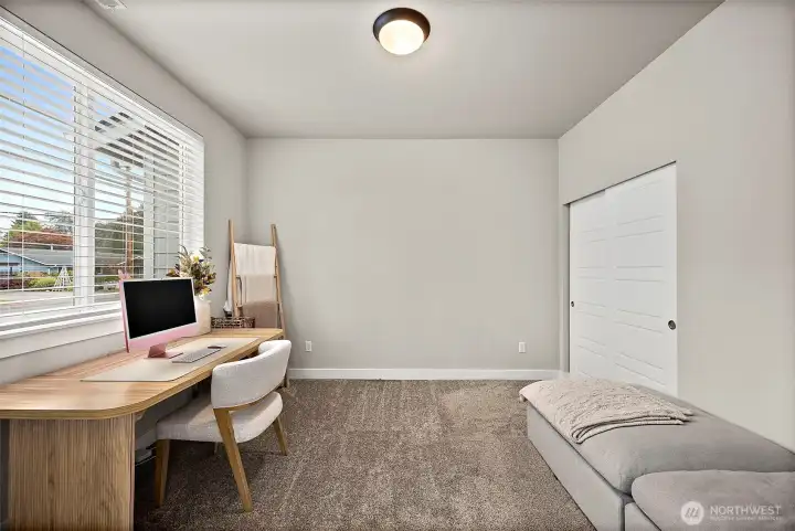 Main floor bedroom with full bath across hall - AWESOME MULTI-GEN option