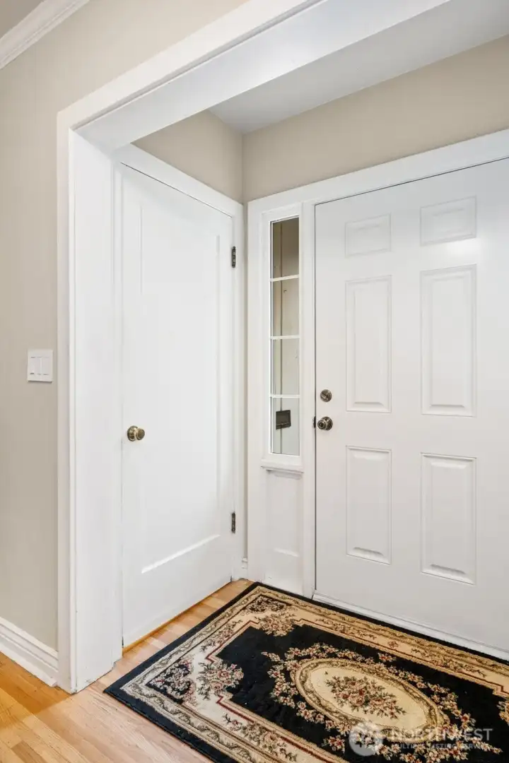 Closet #2 at formal entrance