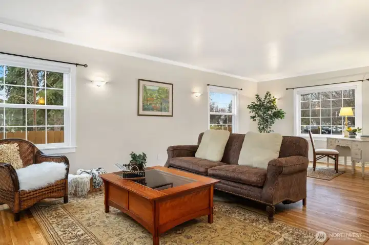 Formal living view from kitchen