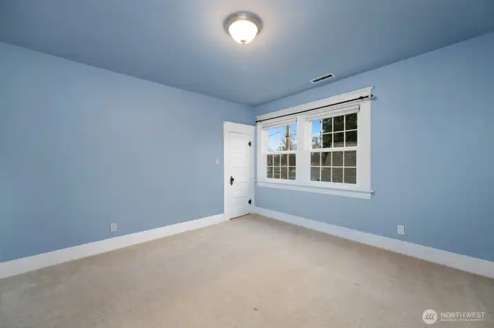 Bedroom #3 with walk-in closet - room for king sized bed