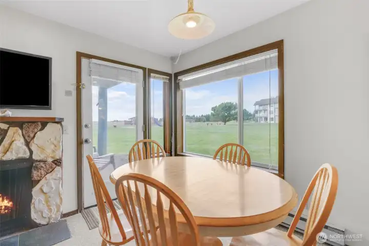 Main condo dining area