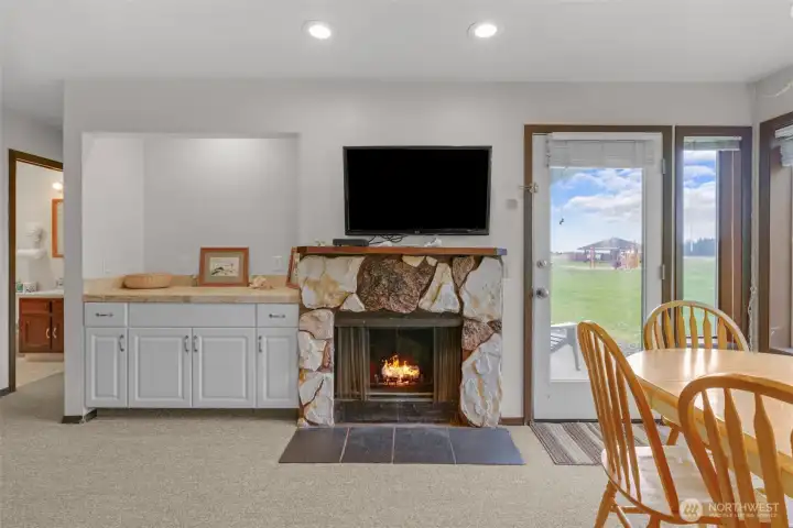 Main condo fireplace