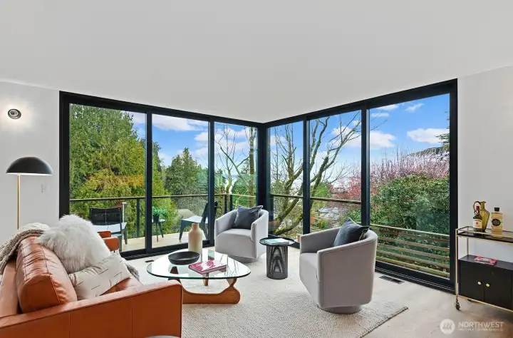 Sunset and ferry views