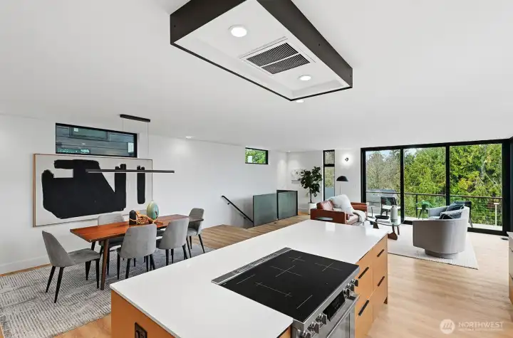 Convection stove top