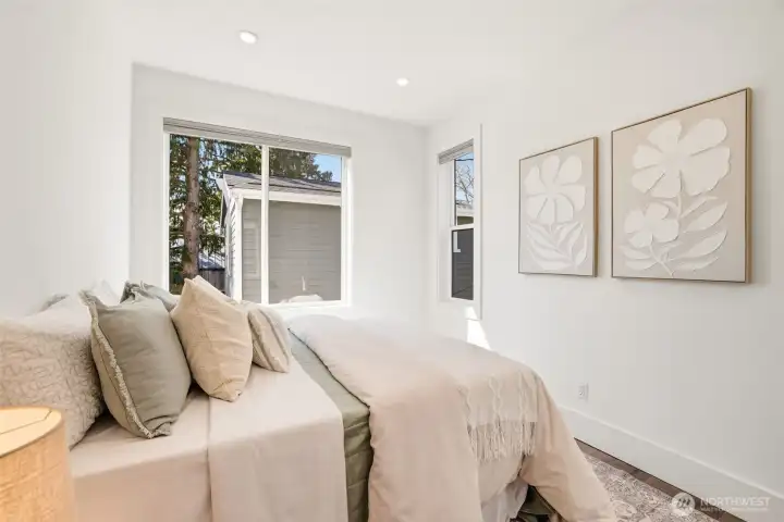 Second-floor secondary bedroom