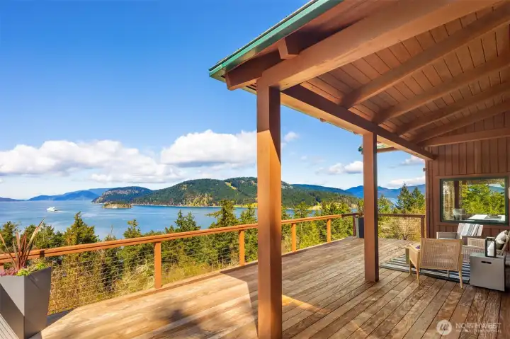 You will be the master of your own domain, poised on this waterfront bluff.
