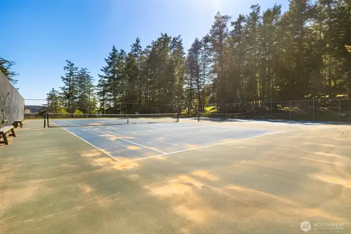 One of two sets of tennis courts in the Decatur Northwest community. Take advantage of yearly summer tennis camps taught by a tennis pro for all ages.