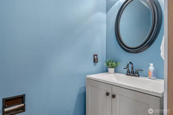 Main level half bath